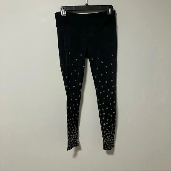 Koral gold star  black leggings - Picture 1 of 3